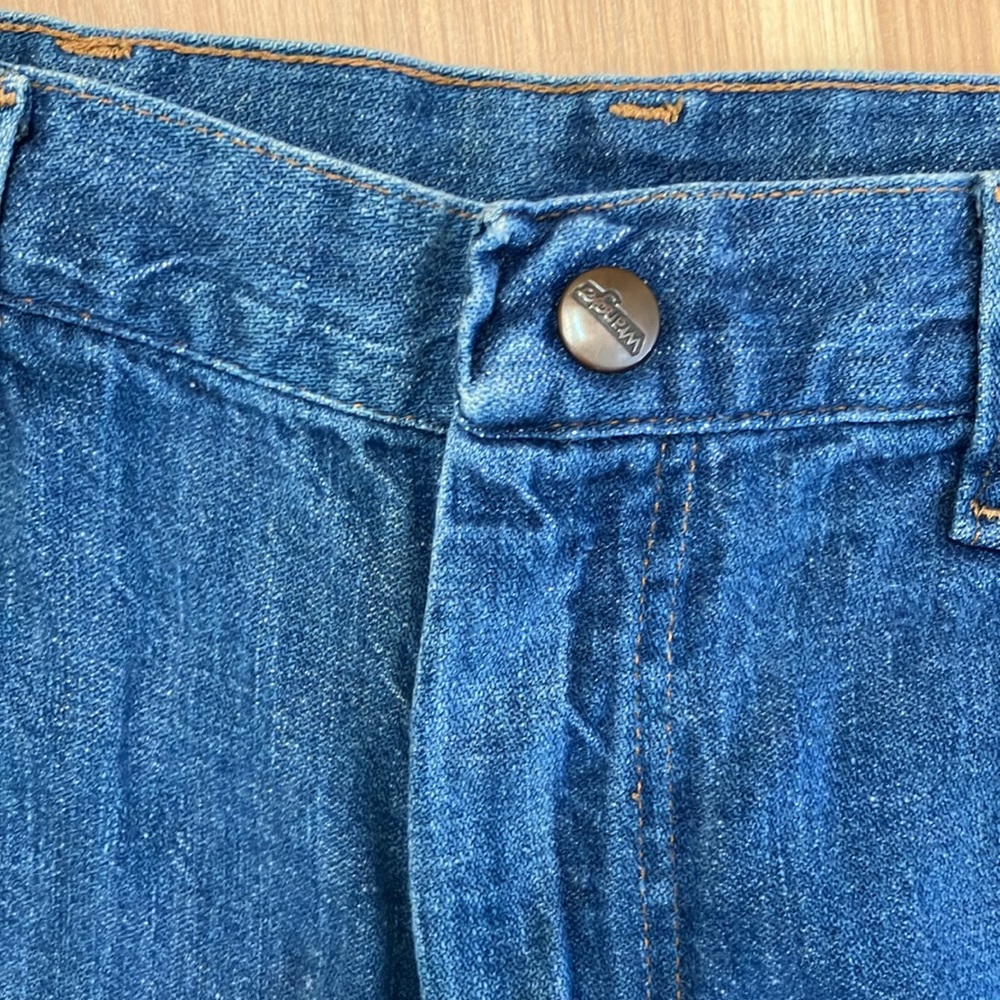 Vintage Wranglers 1970s Flare 27w 27in - image 6